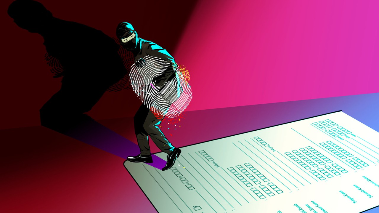 Ilustrasi sindikat pencurian data pribadi