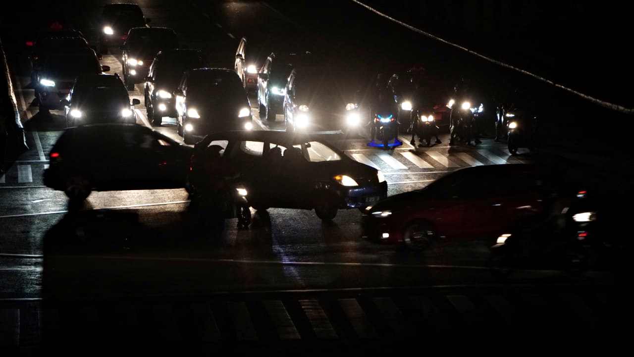 Mati Lampu Serentak, Jakarta