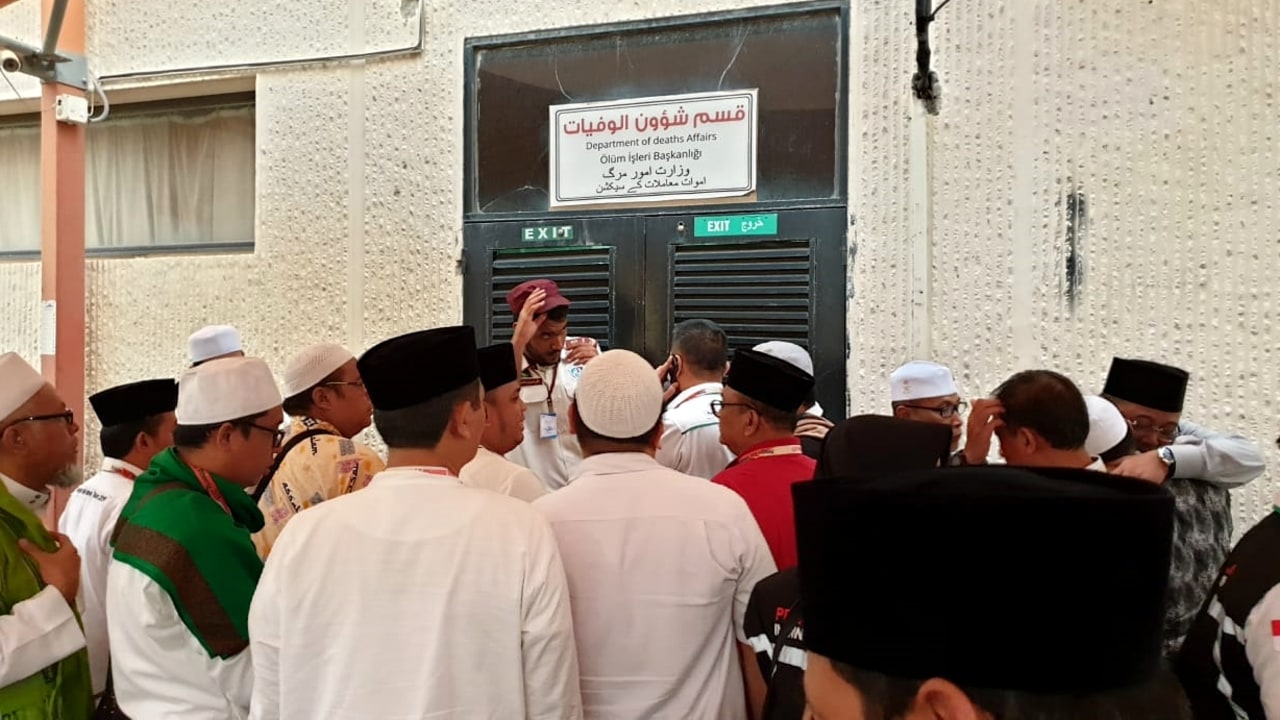 Kamar mayat di Rumah Sakit Al Noor