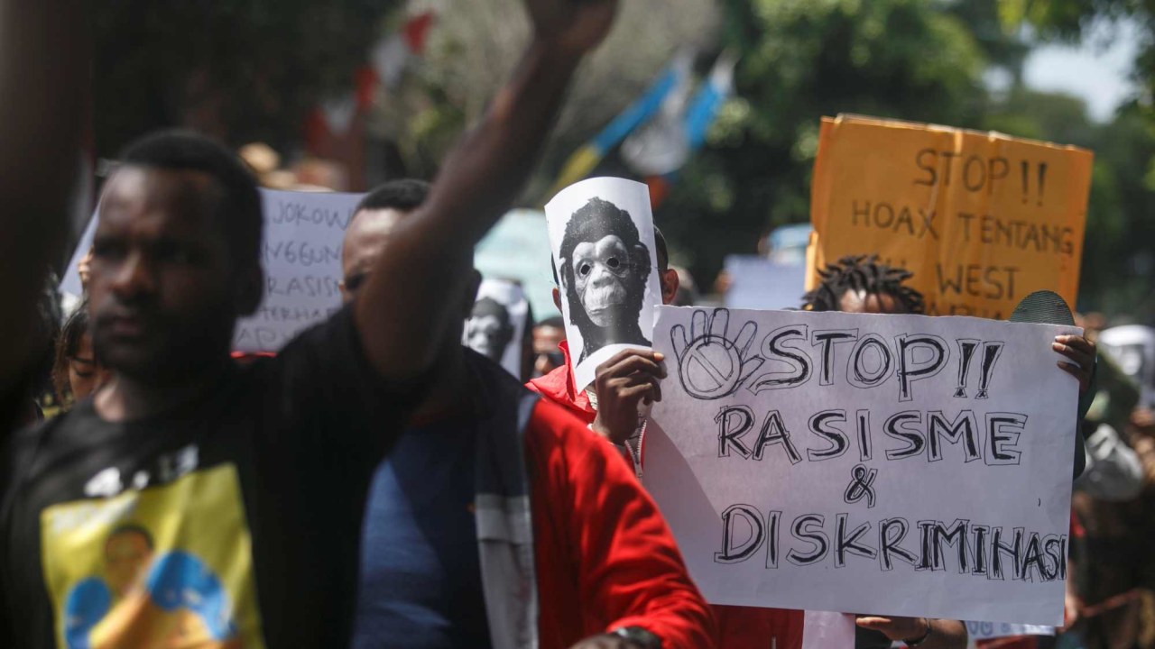 Lipsus Papua, Kerusuhan Papua, Aksi unjukrasa Damai Tolak Rasisme di Yogyakarta