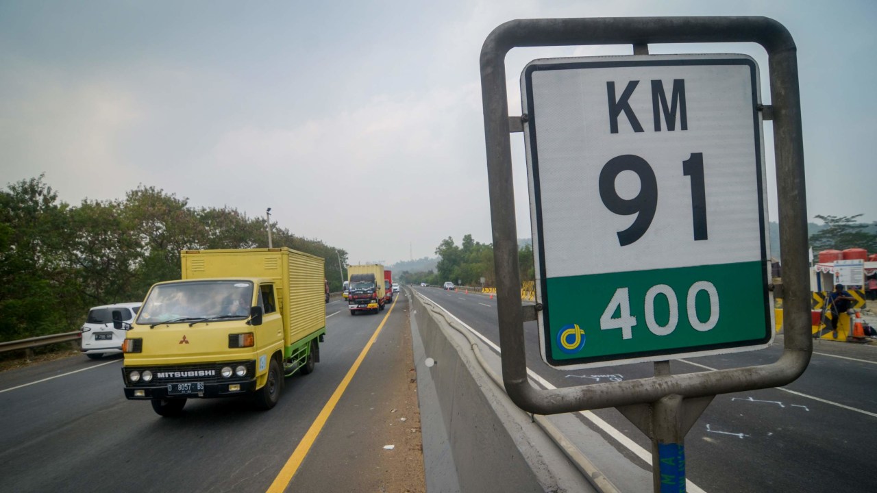 Olah TKP, Kecelakaan Cipularang KM 91, Contra Flow