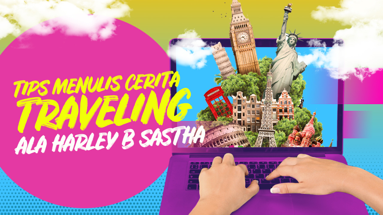 Cover Podcast "Pengalaman Travelling Menjadi Tulisan"