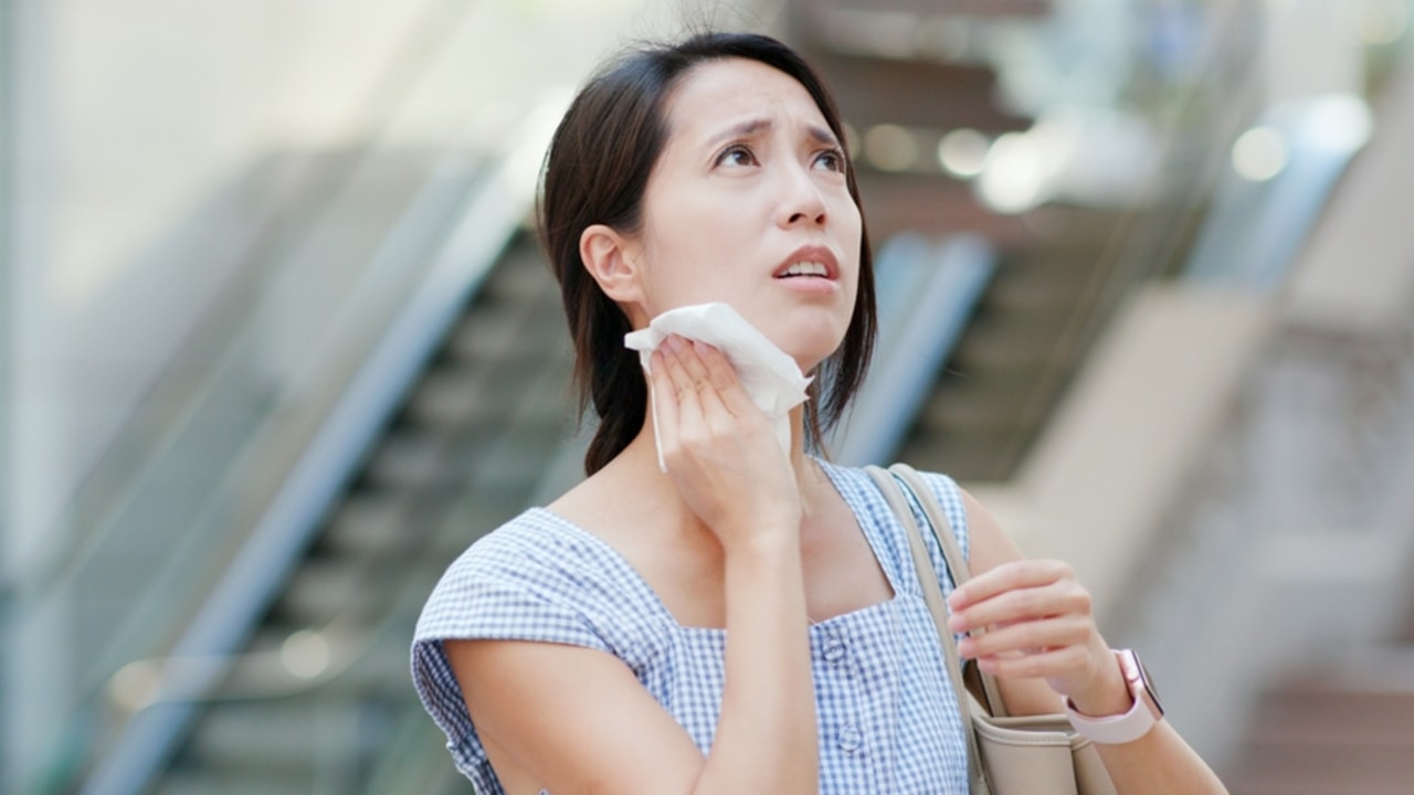 Ilustrasi cuaca panas