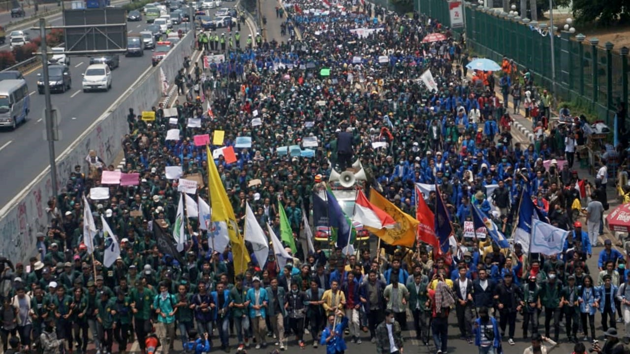 LIPSUS, UU Kebut Sebulan, Demo Mahasiswa di DPR Jakarta