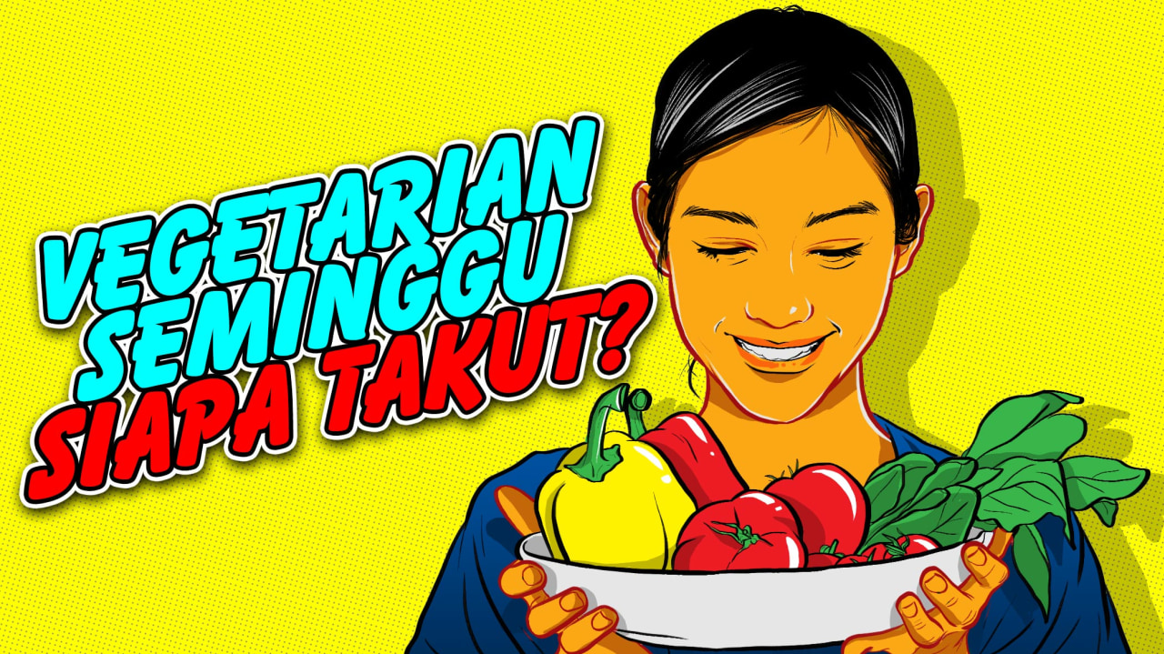 Cover Podcast "Vegetarian Seminggu, Siapa Takut?"
