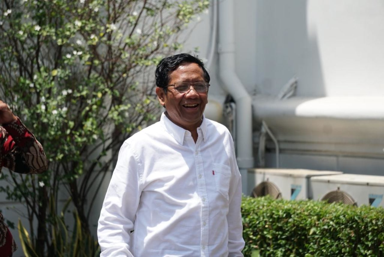 Calon Menteri Kabinet kerja II, Mahfud MD di Komplek Istana, Jakarta Pusat
