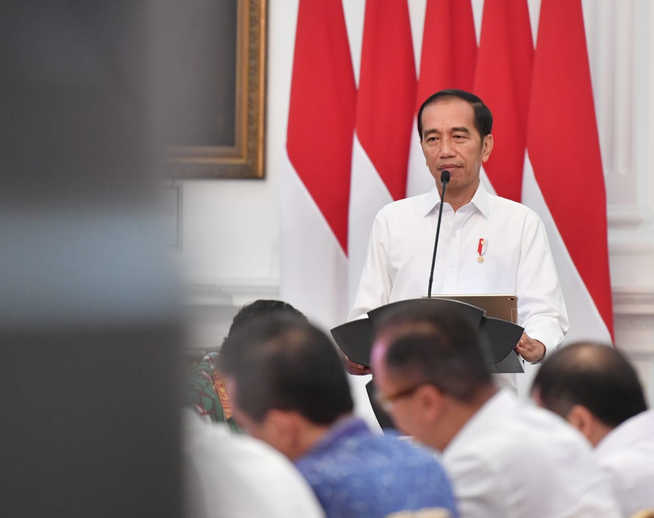 Sidang kabinet paripurna perdana, Jokowi