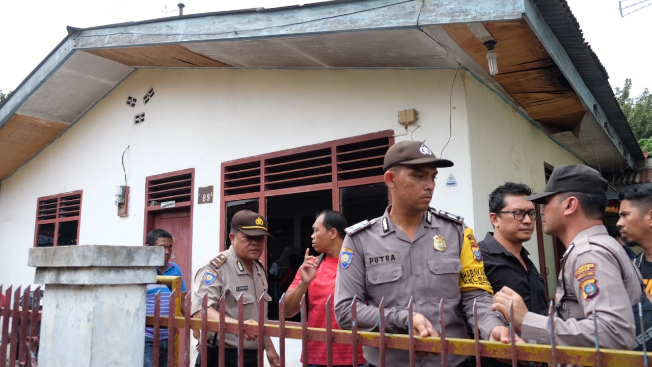 Rumah terduga pelaku aksi bom medan