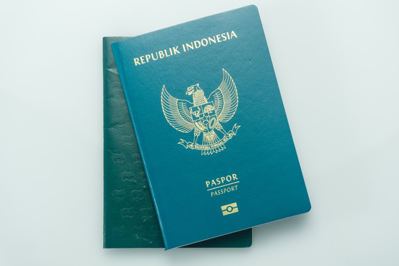 Ilustrasi paspor Indonesia