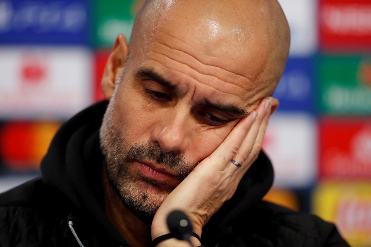 Pep Guardiola, pelatih Manchester City
