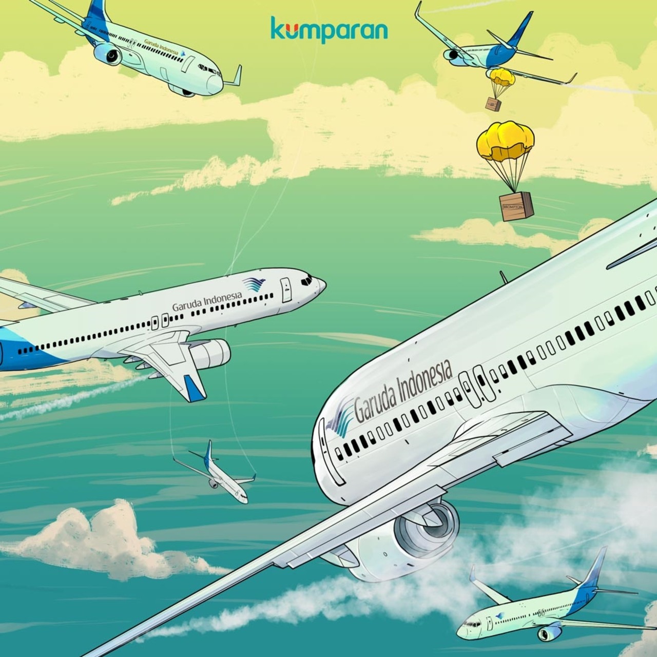 Square, Cover Collection, LIPSUS Garuda Indonesia