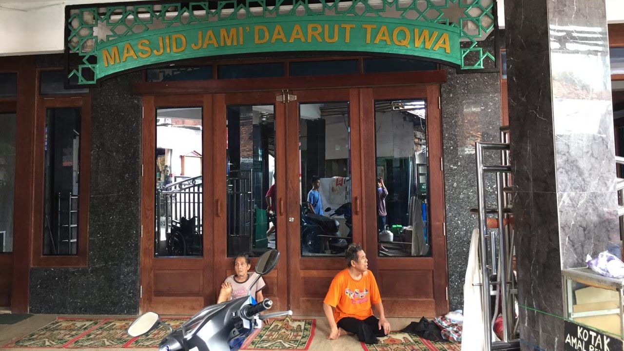 Kondisi di Kelurahan Mampang surut dari banjir