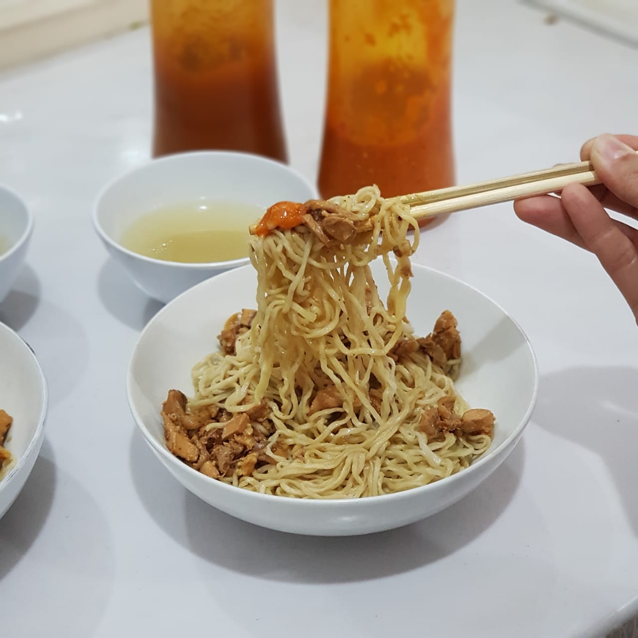 Mi ayam polos ala Mie Kondang, dekat Stasiun MRT Blok A