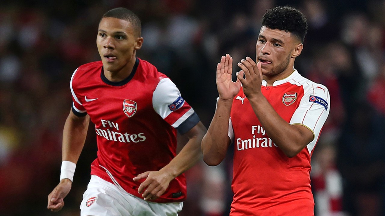 Kieran Gibbs, Alex Oxlade-Chamberlain, Arsenal