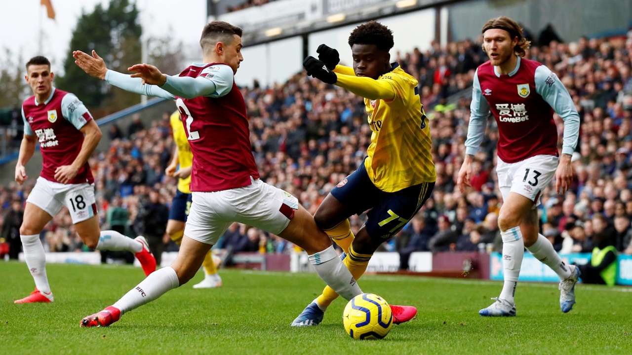 Arsenal melawan Burnley