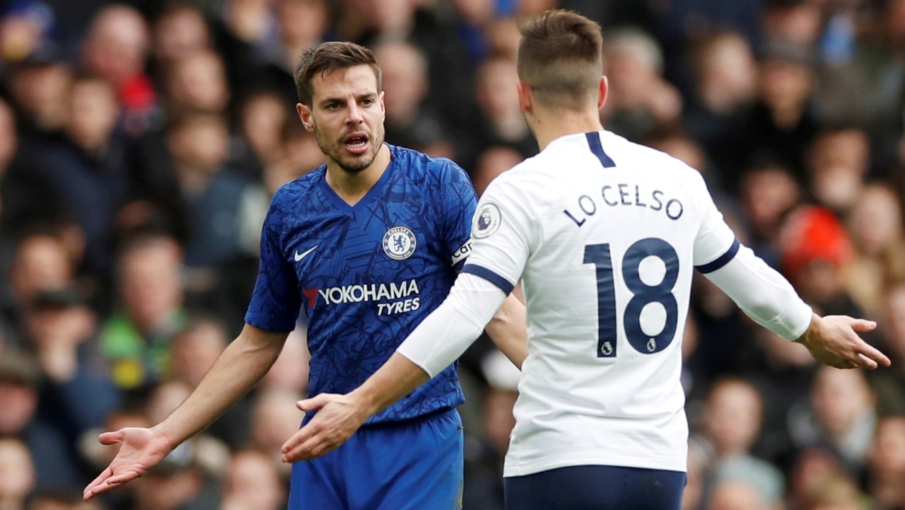 Chelsea melawan Tottenham Hotspur