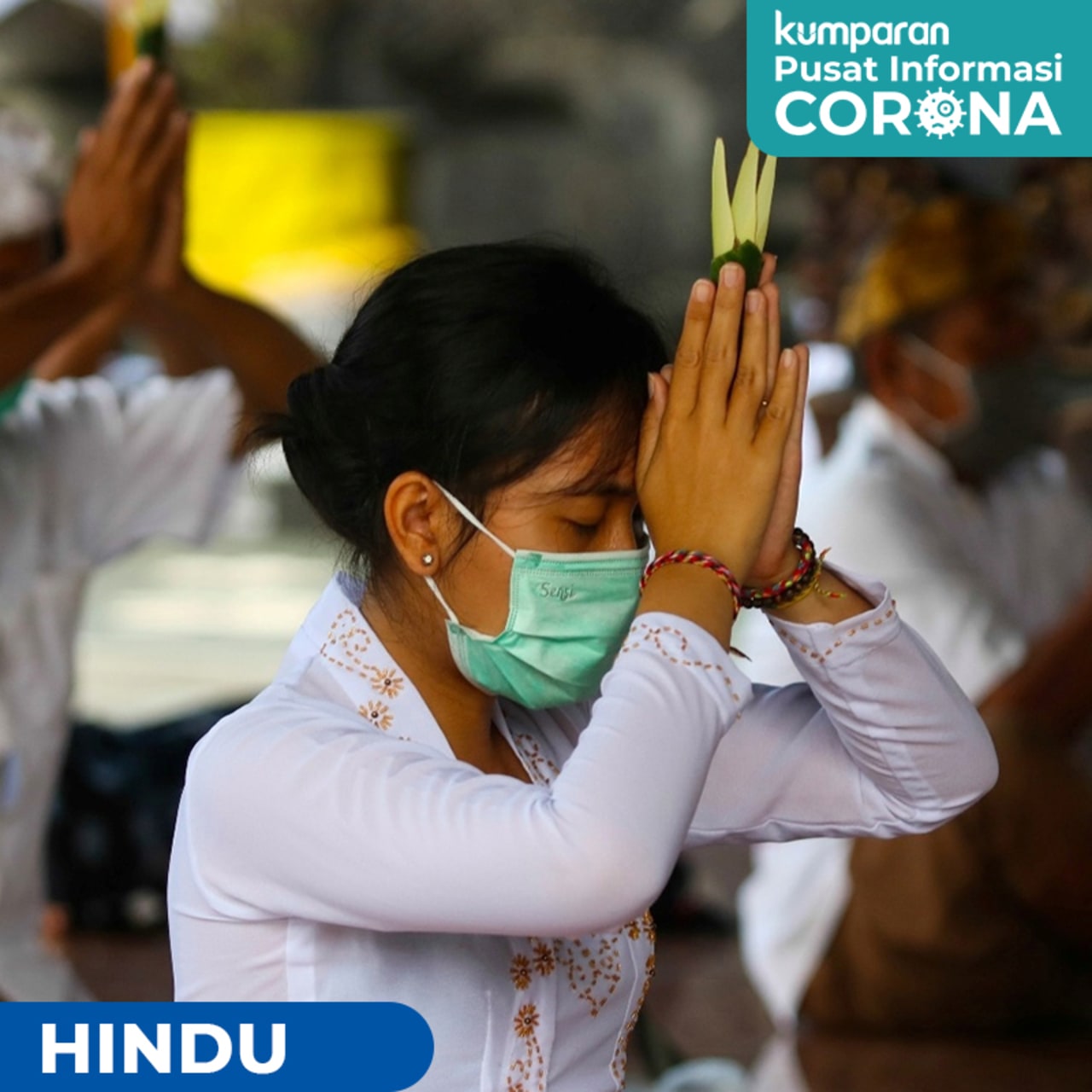 template rubrik pusat informasi corona hindu