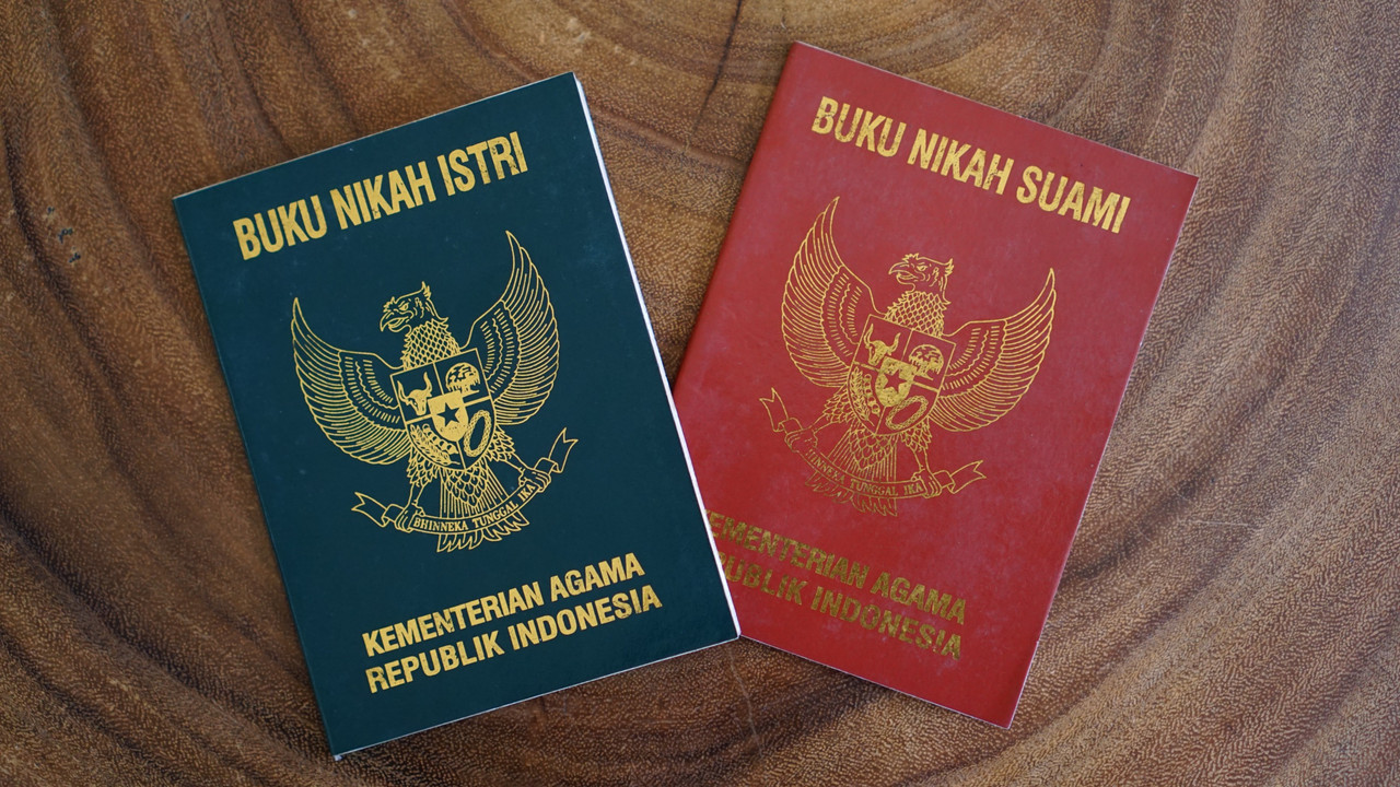 Ilustrasi buku nikah
