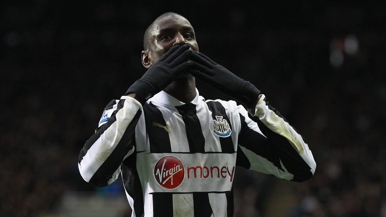 Demba Ba saat membela Newcastle United.