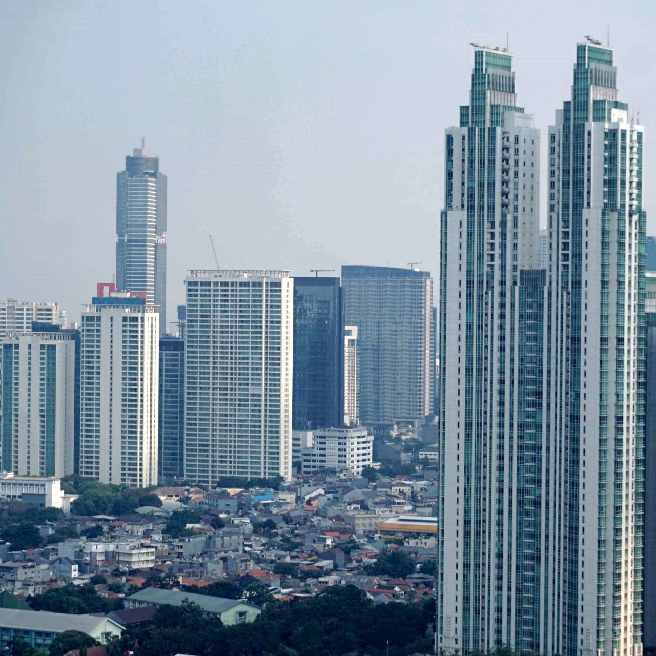 1:1 Ilustrasi Gedung Perkantoran Jakarta-Kantor Sudirman