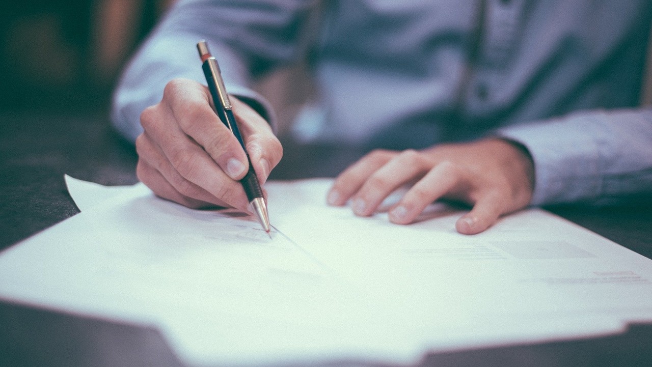 Ilustrasi surat atau dokumen