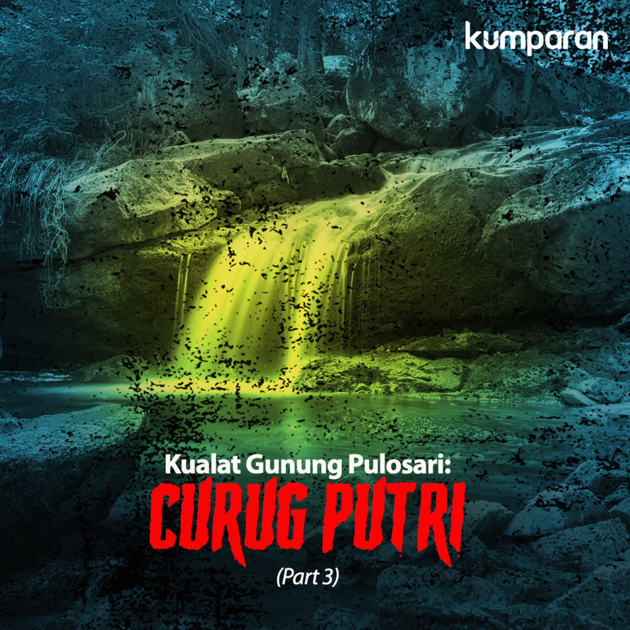 Ilustrasi cerita horor Kualat Gunung Pulosari