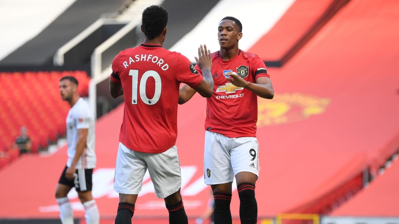 CVR Marcus Rashford dan Anthony Martial