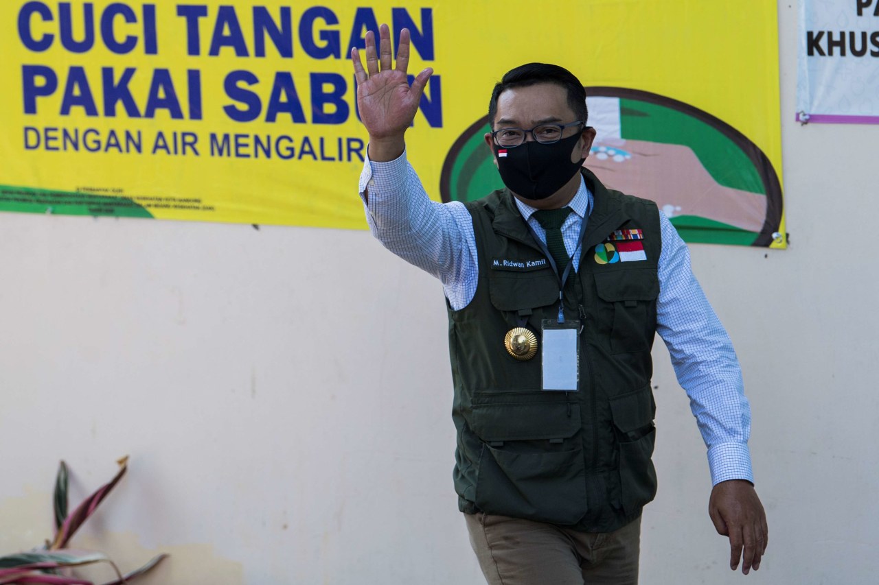 Ridwan Kamil usai suntik vaksin corona