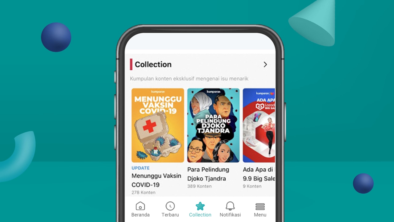 Fitur Aplikasi kumparan