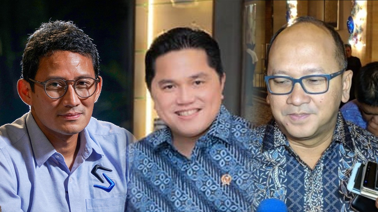 Sandiaga Uno-Erick Thohir dan Rosan Roeslani