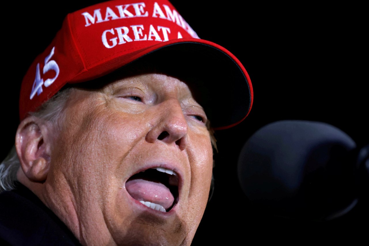 Donald Trump kampanye di Michigan