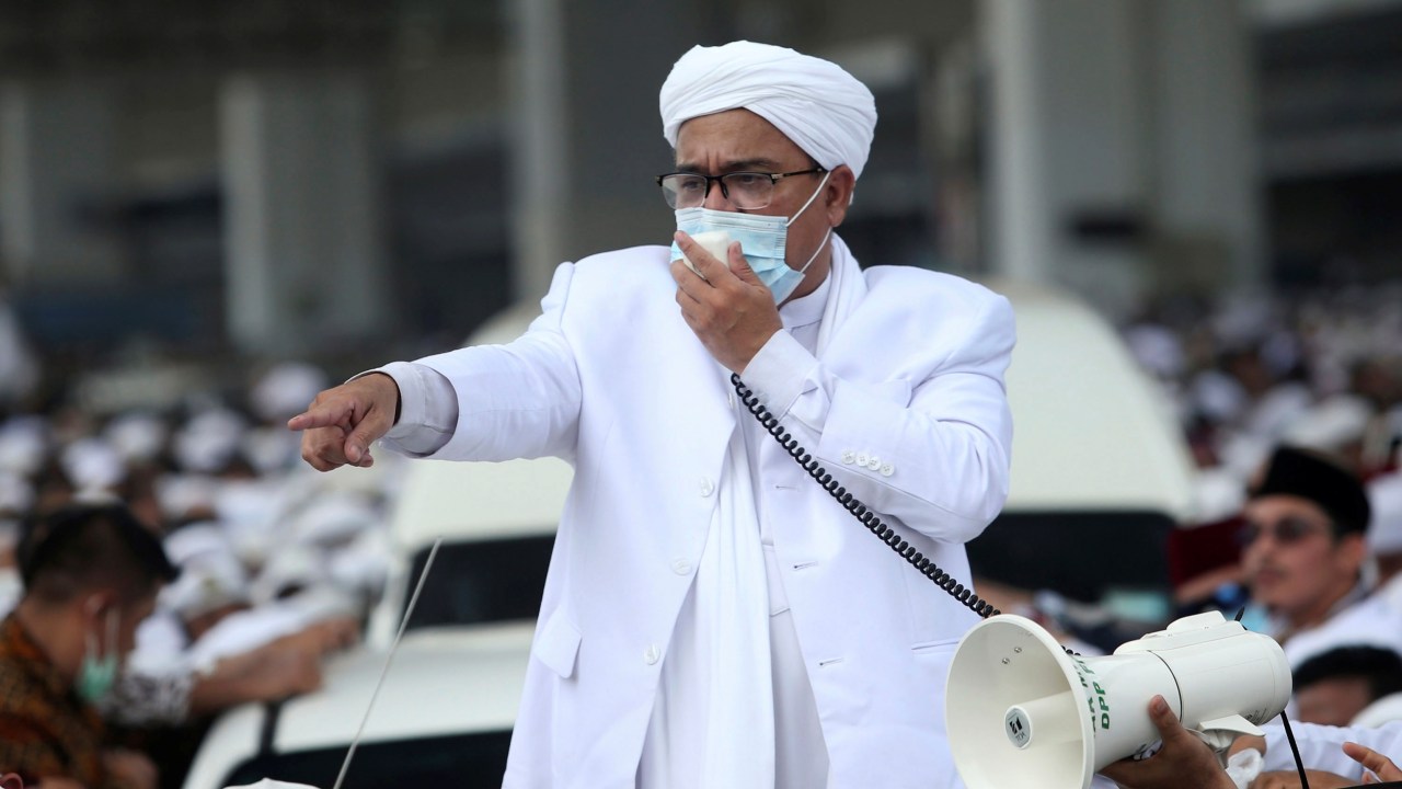 Habib Rizieq Syihab tiba di Bandara Soekarno Hatta