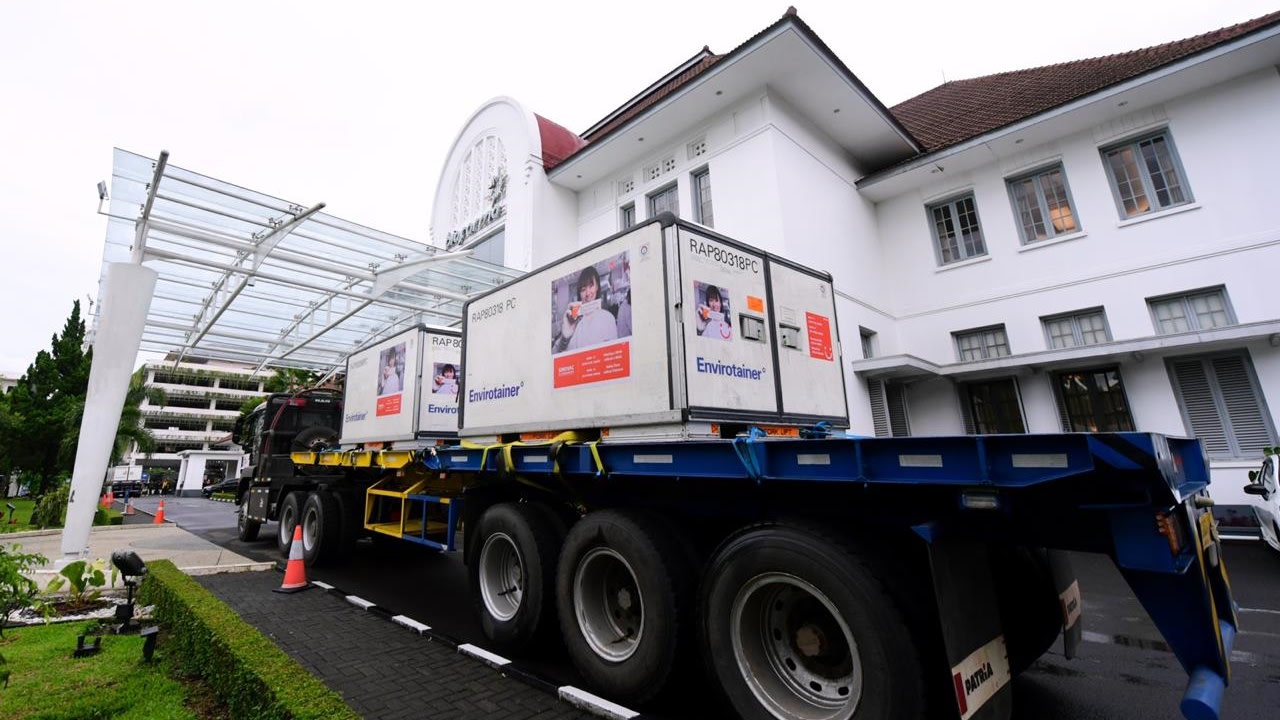 Vaksin COVID-19 Sinovac tiba di Bio Farma