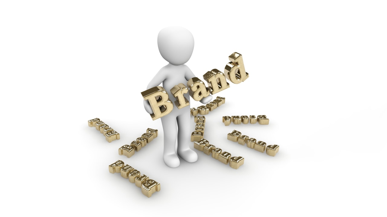 Ilustrasi merek atau brand