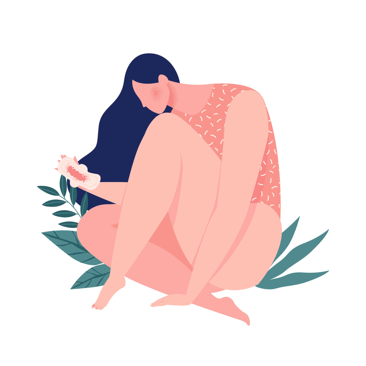 Ilustrasi menstruasi