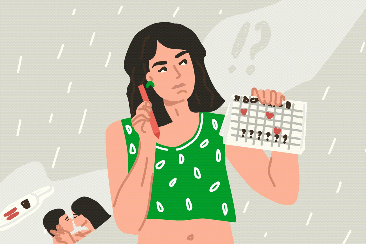 Ilustrasi menstruasi