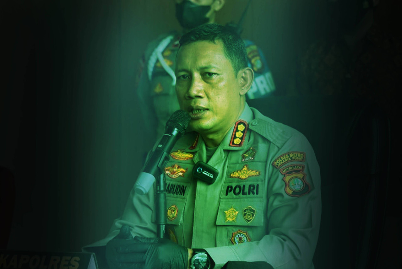 Kapolres Jakpus Kombes Komarudin