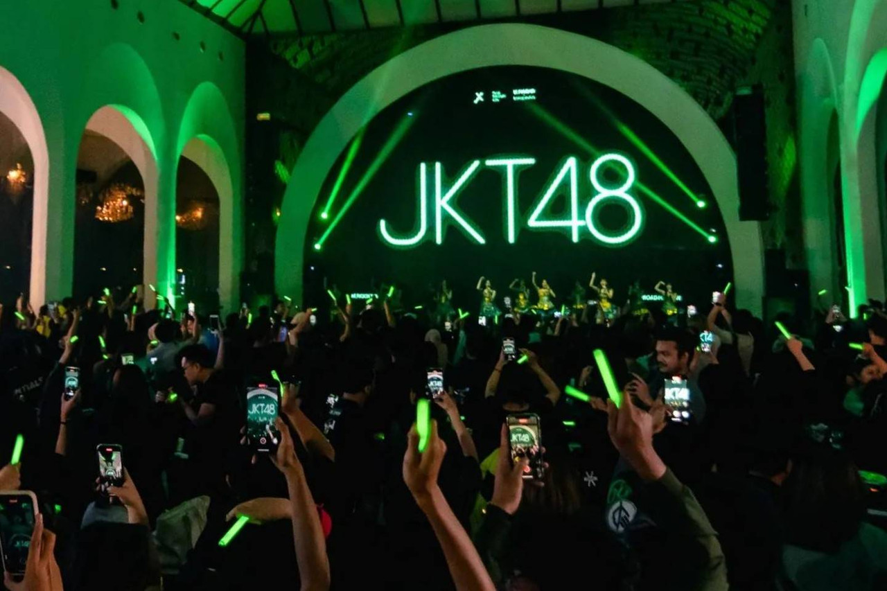 Wota saat nonton konser JKT48