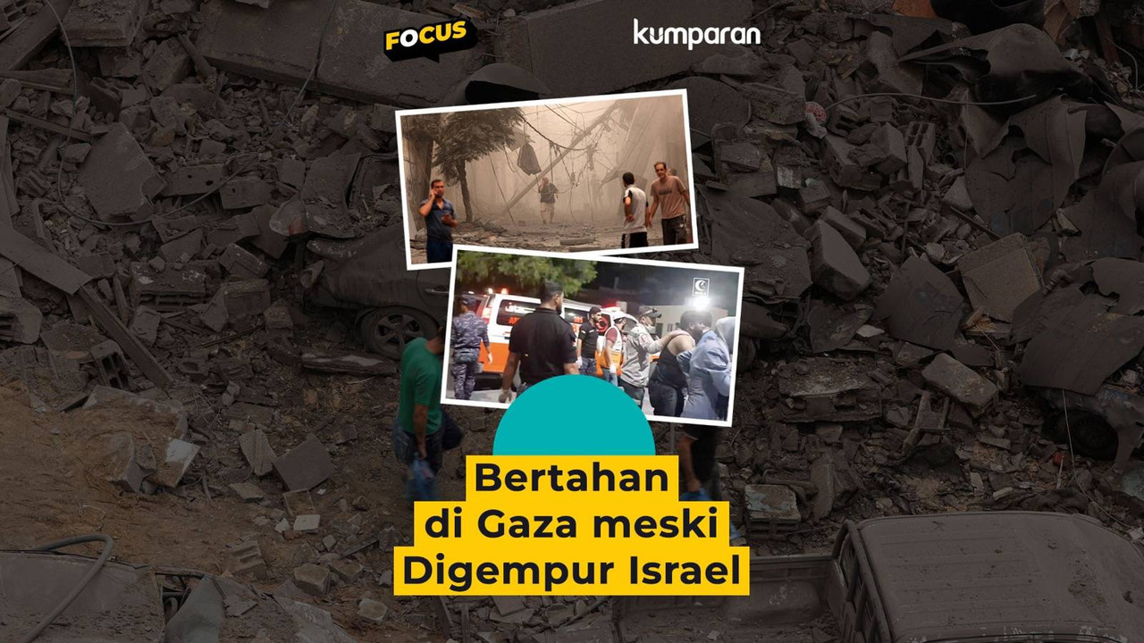 Cover Focus Bertahan di Gaza meski Digempur Israel