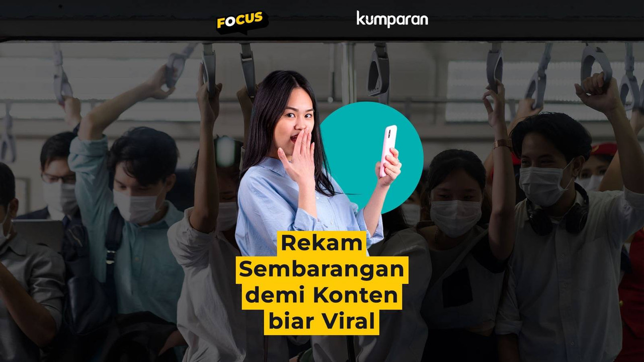 Ilustrasi cover collection Focus orang yang asal rekam
