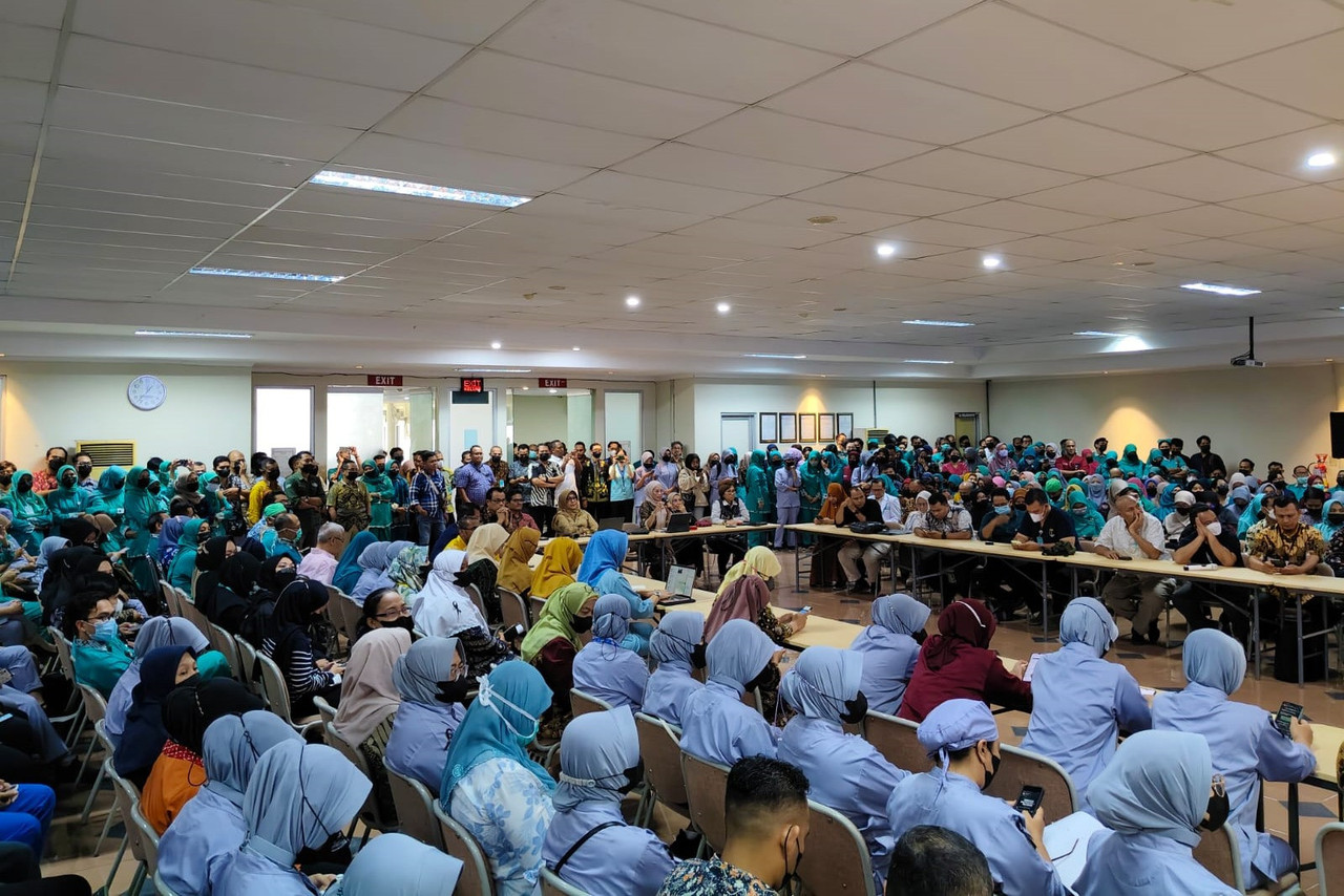 Aksi protes pegawai dan nakes RSUP Dr Sardjito