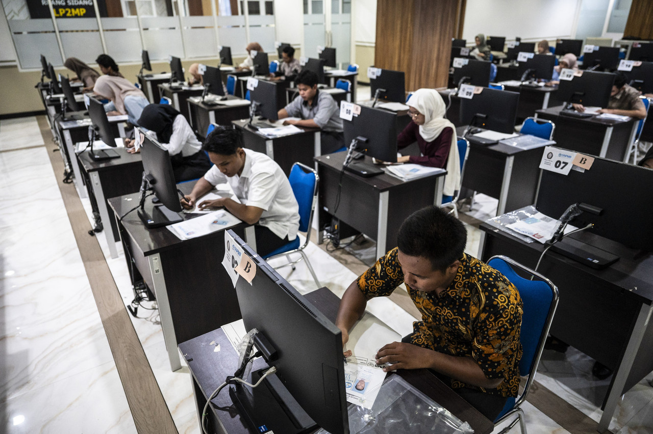 Pelaksanaan UTBK SNBT 2025 di UNDIP Semarang