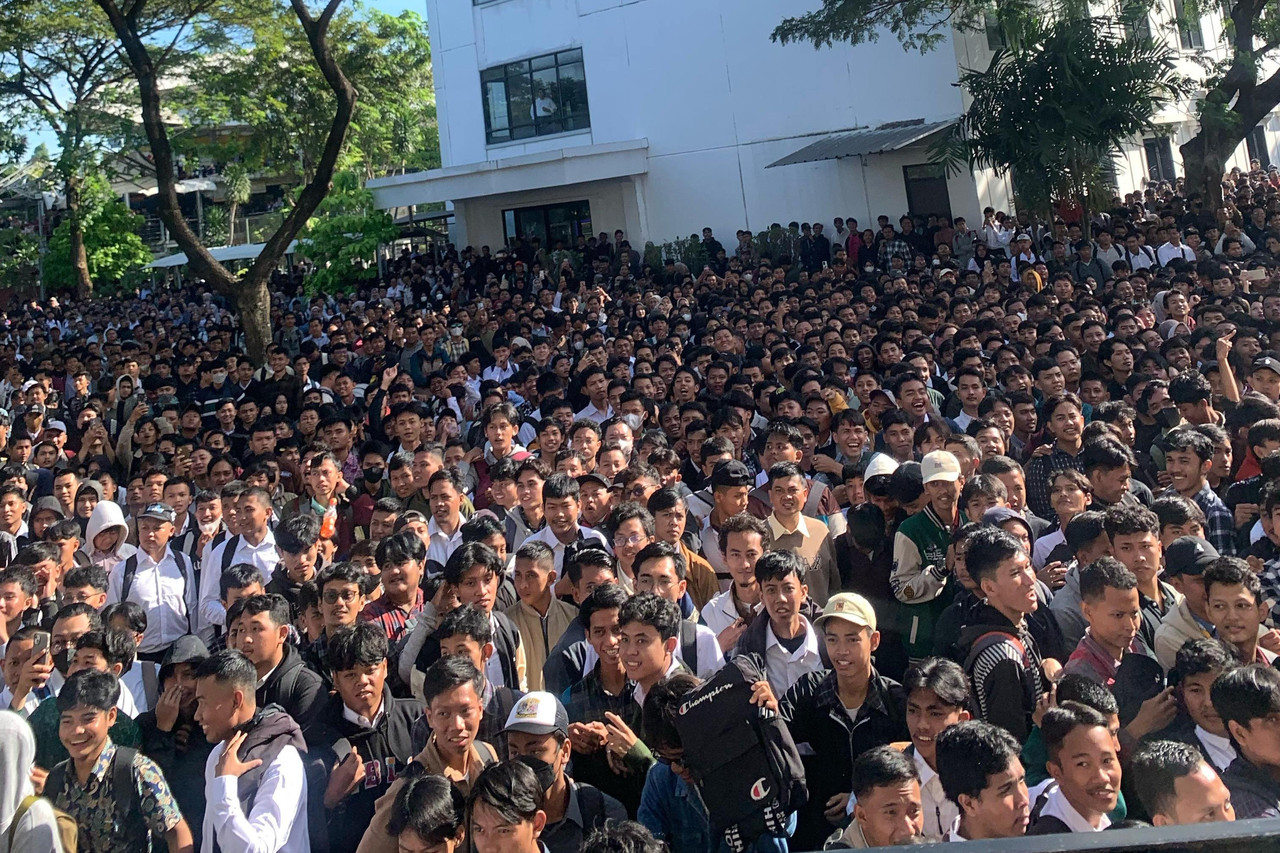 Rusuh job fair di Cikarang