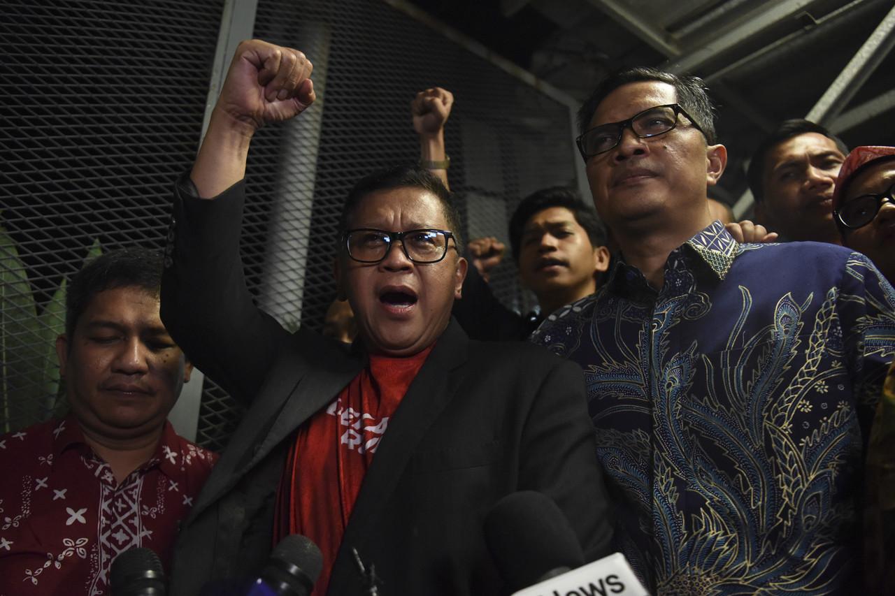 Hasto resmi bebas dari KPK