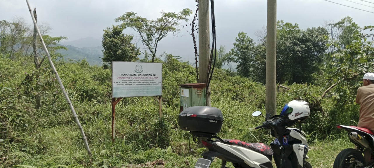 Suasana Desa Sukaharja di Kabupaten Bogor