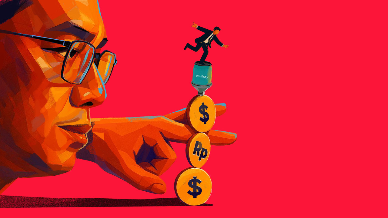 Ilustrasi skandal efishery.