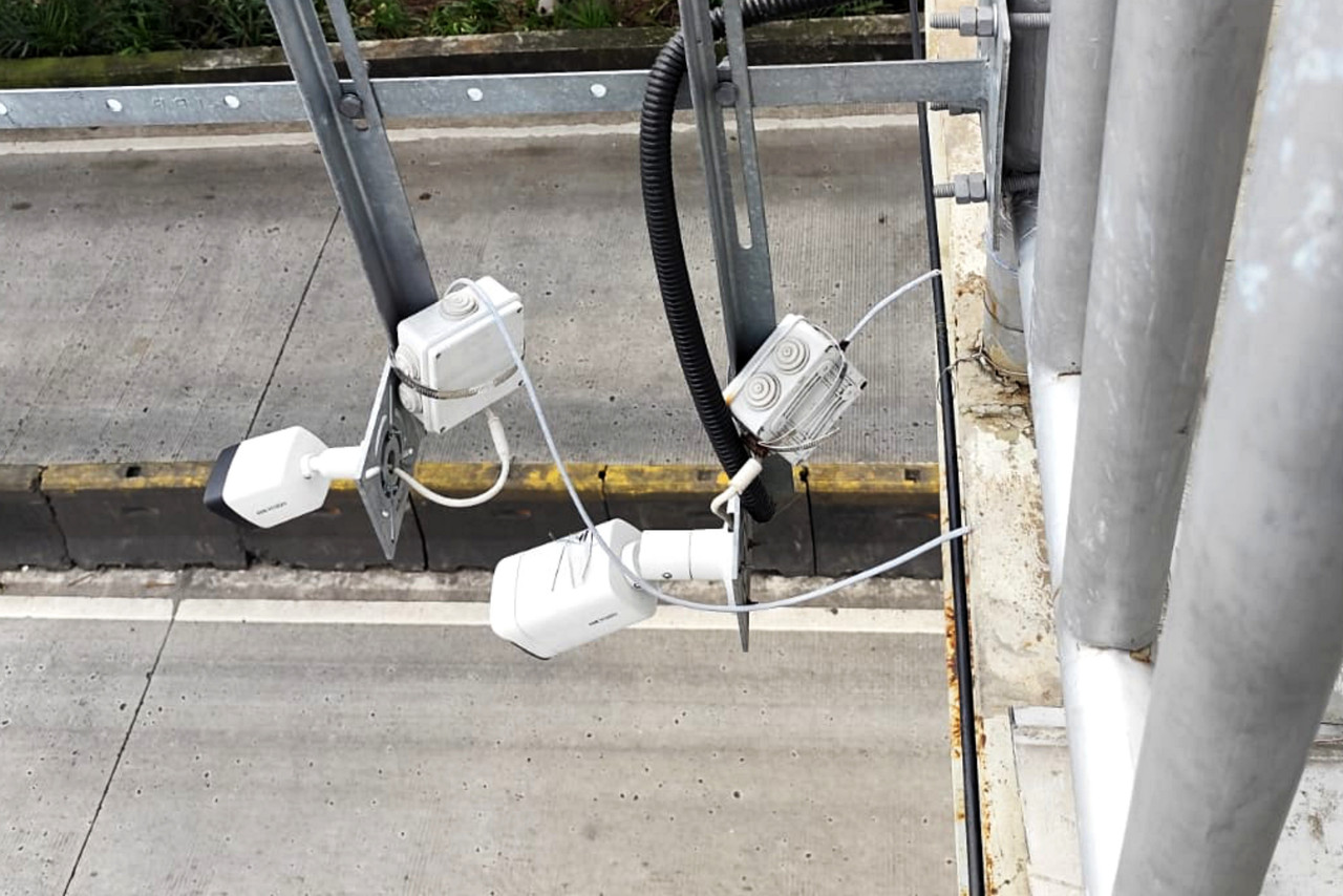 Kabel CCTV JPO Sahabat putus