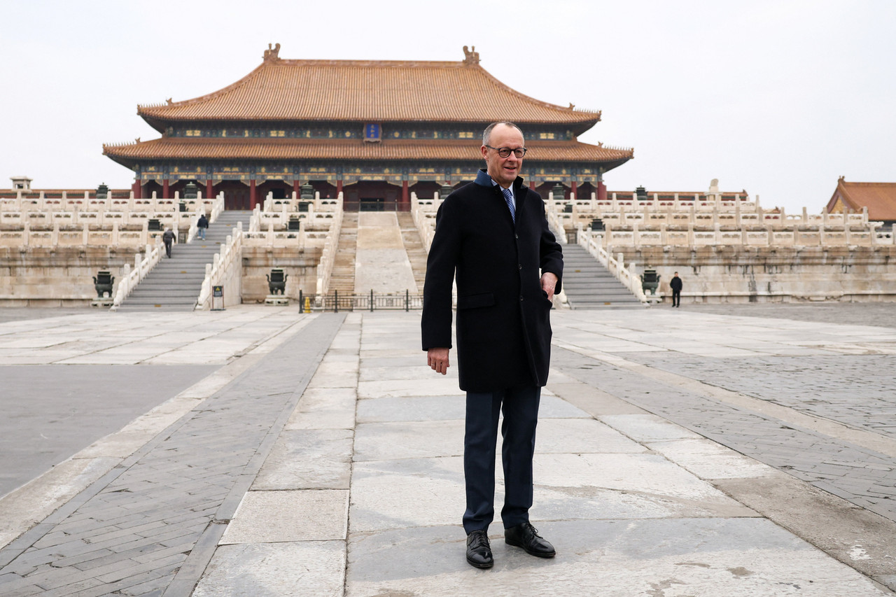 Kanselir Jerman Friedrich Merz di China