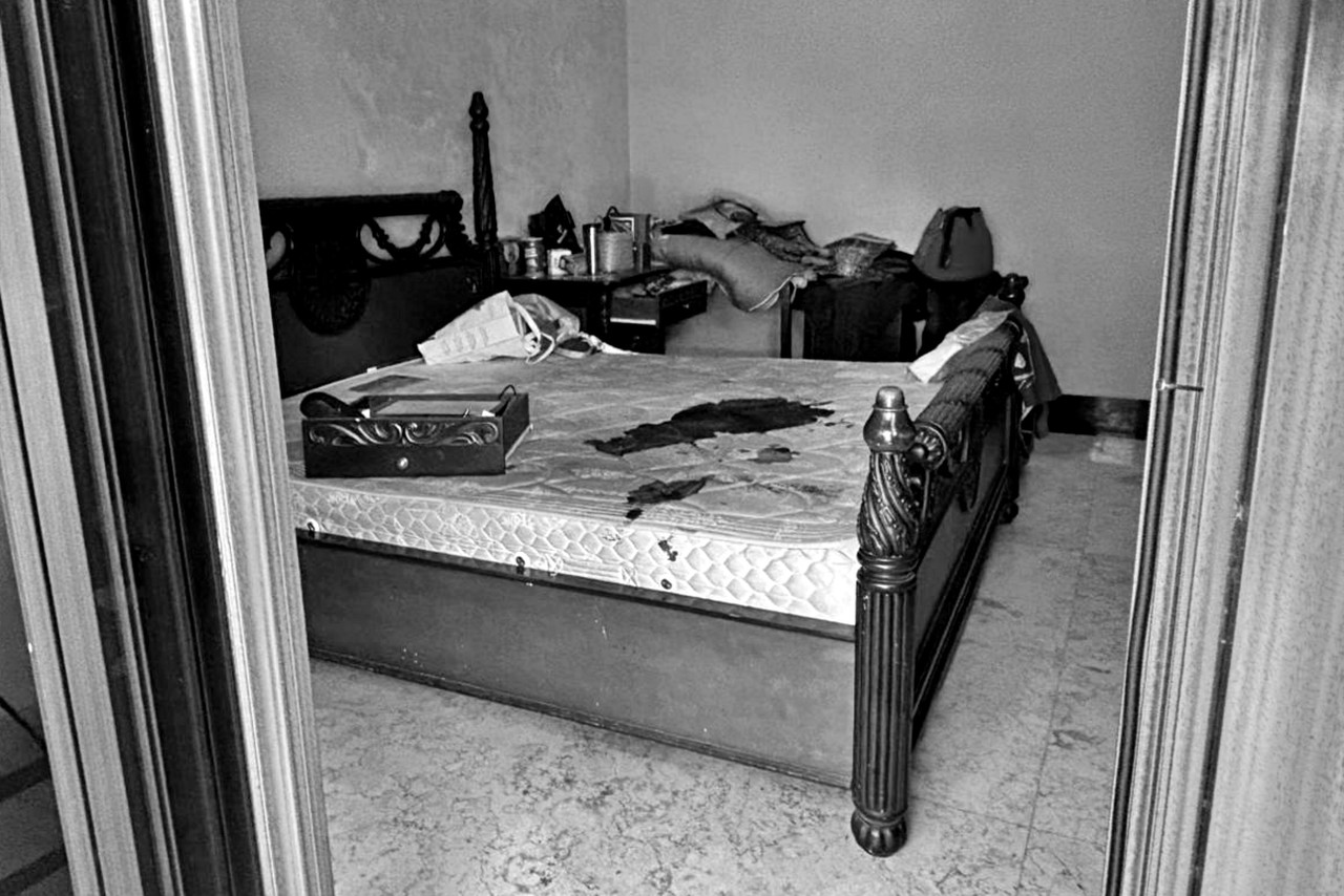 Tampak depan kamar pasutri korban pembunuhan