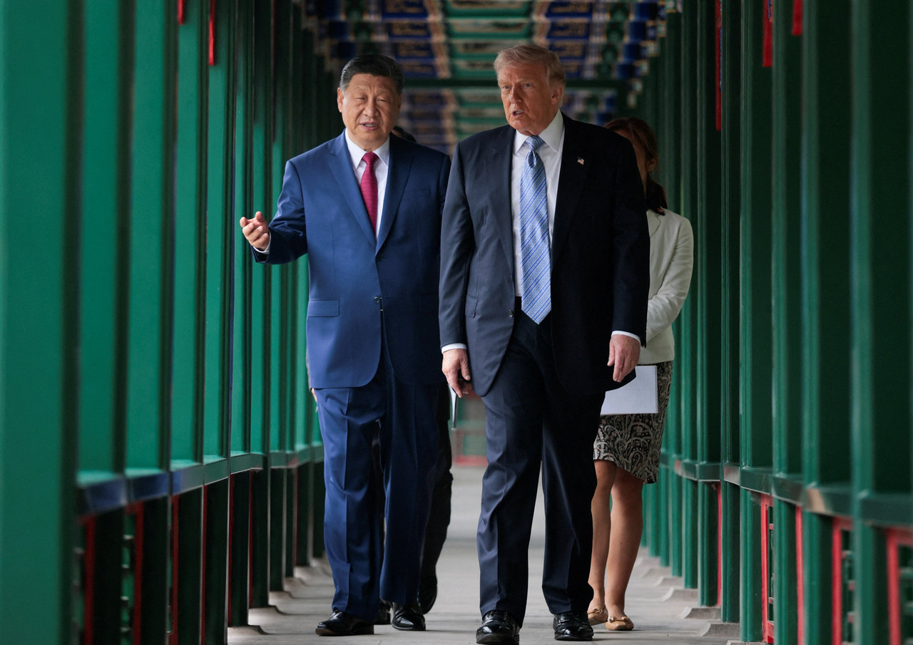 Presiden AS Trump mengunjungi China